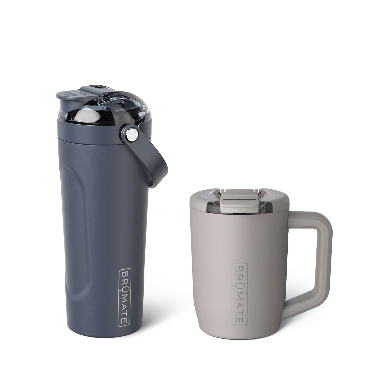 Hydrate + Caffeinate Bundle | Mocha & Nightfall Blue | 15oz/25oz - Clean Daily
