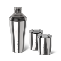 Cocktail Shaker + Rocks Bundle | Polished Stainless | 22/12oz - Care Essentials
