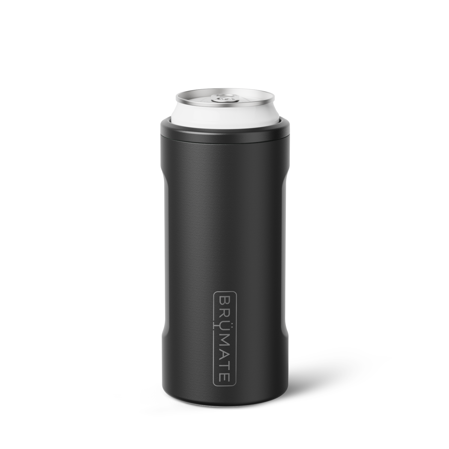 Hopsulator Slim | Matte Black | 12oz Slim Cans - Clean Daily