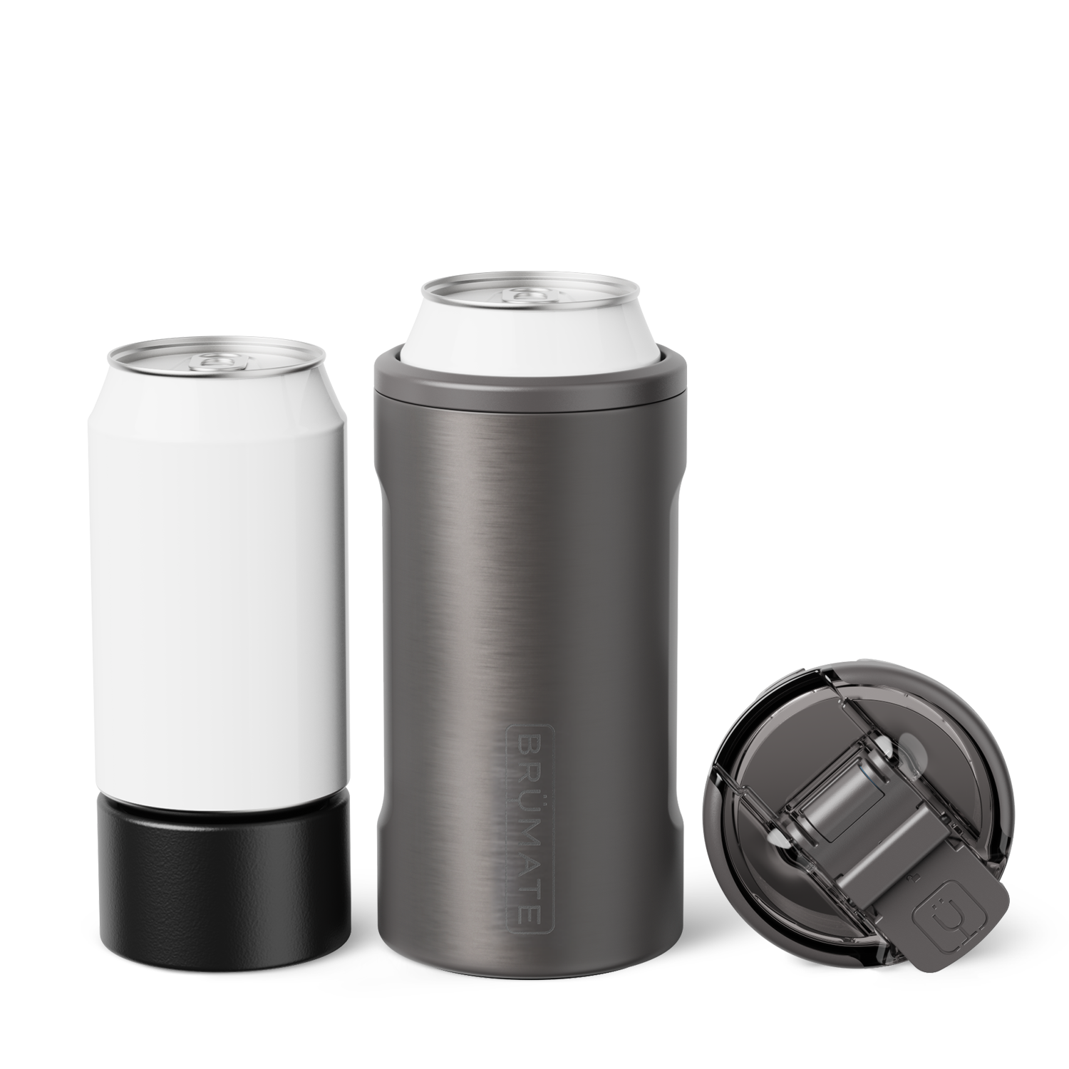 Hopsulator Trio | Black Stainless | 12/16oz Standard Cans - Care Essentials