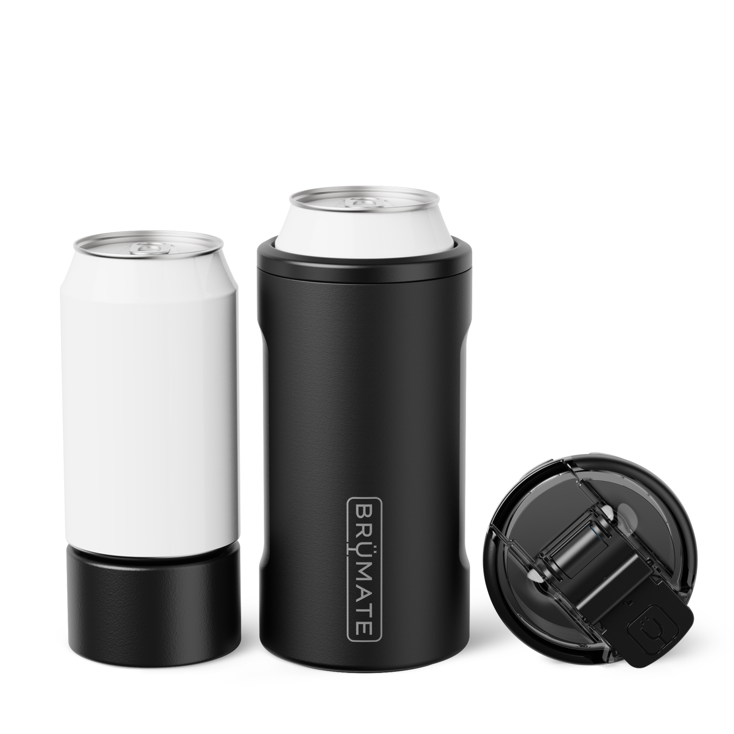 Hopsulator Trio | Matte Black | 12/16oz Standard Cans - Care Essentials
