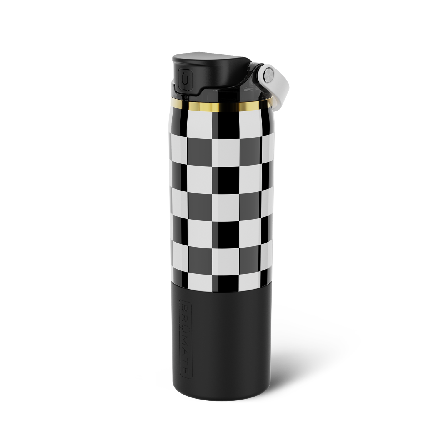 Rise 25oz | Black & White Checker - Clean Daily