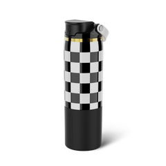 Rise 25oz | Black & White Checker - Clean Daily