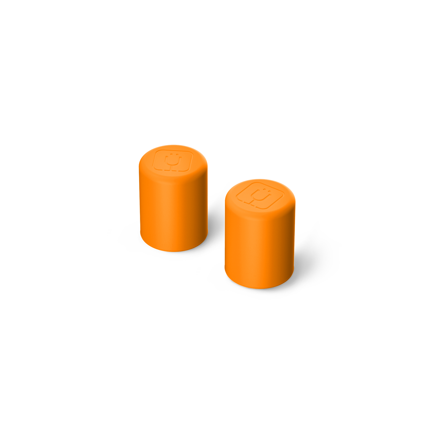 Magnetic Straw Cover | Clementine | 2-Pack - Easy Refresh
