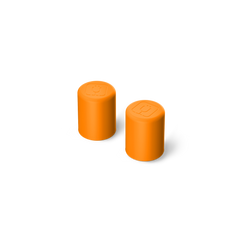 Magnetic Straw Cover | Clementine | 2-Pack - Easy Refresh