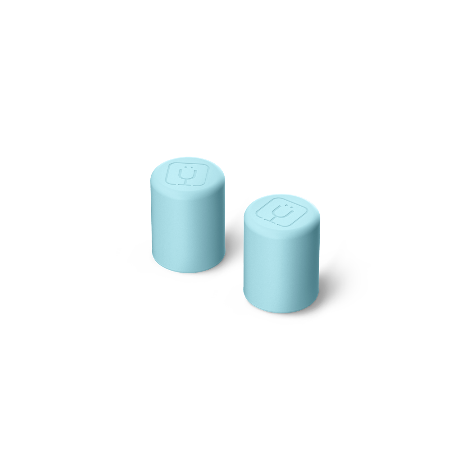 Magnetic Straw Cover | Glacier | 2-Pack - Daily Fit
