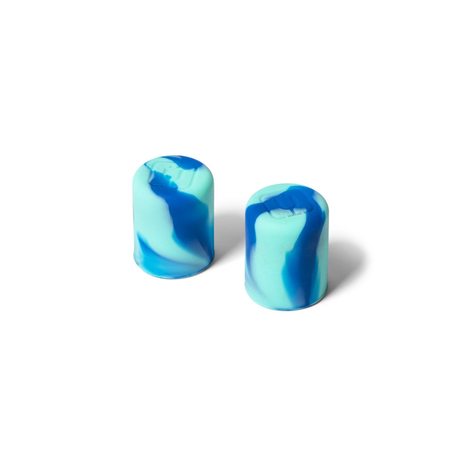 Magnetic Straw Cover | Ocean Swirl | 2-Pack - Secure Fit
