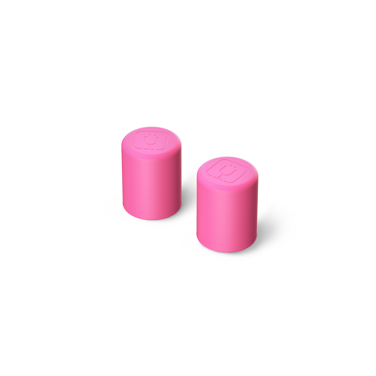 Magnetic Straw Cover | Neon Pink | 2-Pack - Easy Refresh