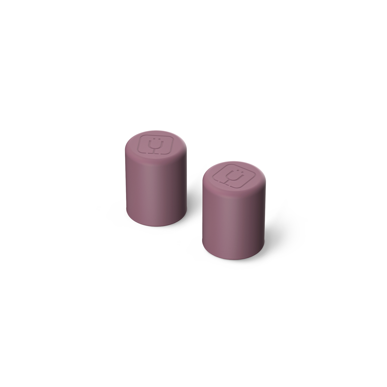 Magnetic Straw Cover | Rose Taupe | 2-Pack - Daily Seal