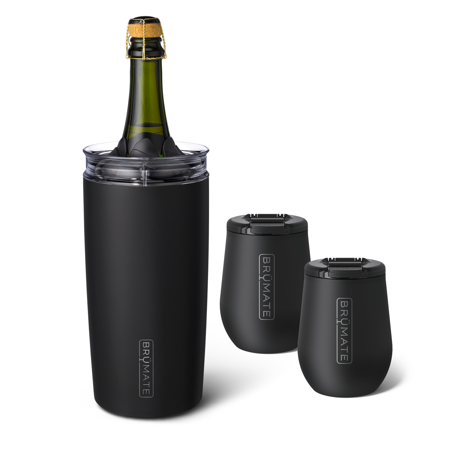 Bottle Chiller Bundle | Matte Black | 49/14oz - Clean Routine