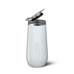 Champagne Flute | Glitter White | 12oz - Outdoor Chill