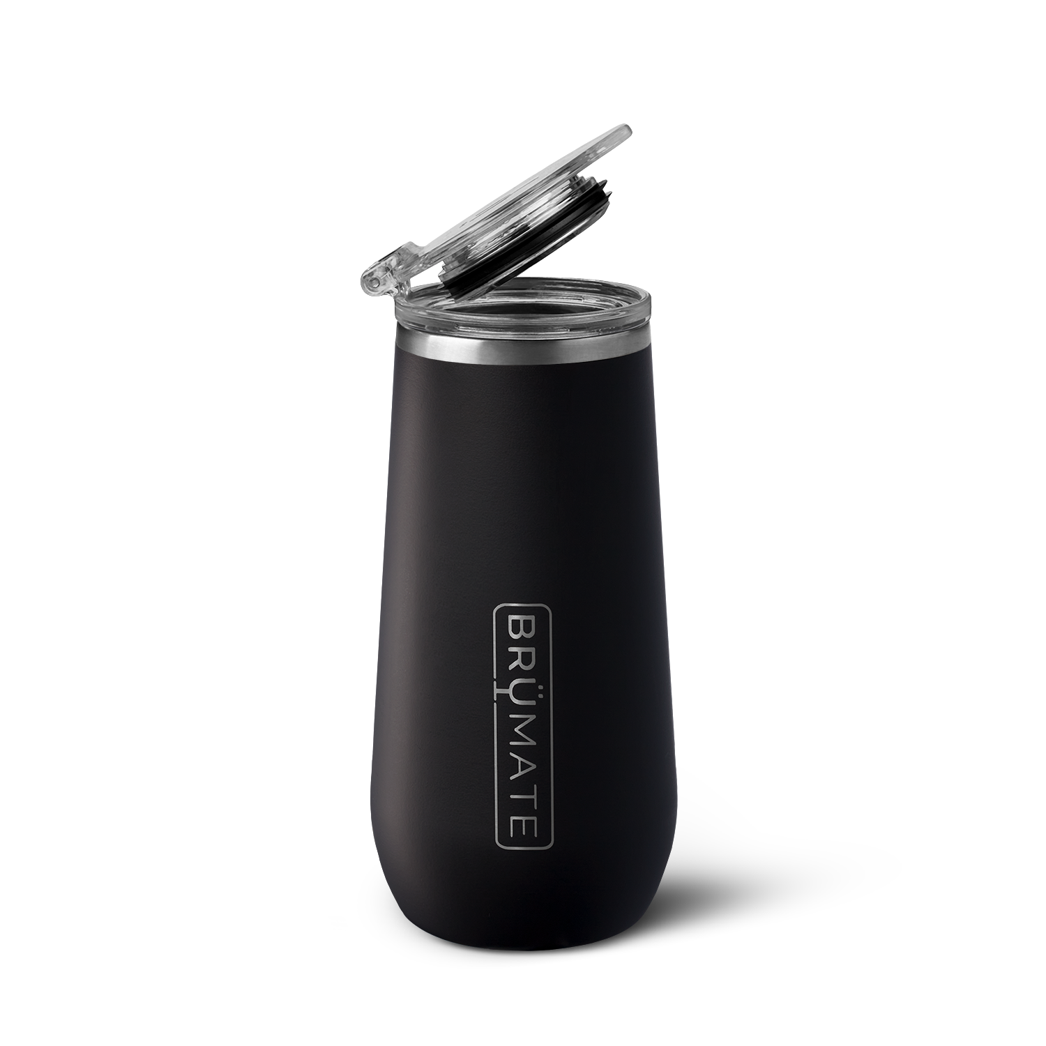 Champagne Flute | Matte Black | 12oz - Home Care