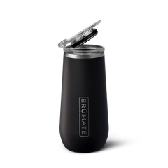 Champagne Flute | Matte Black | 12oz - Home Care