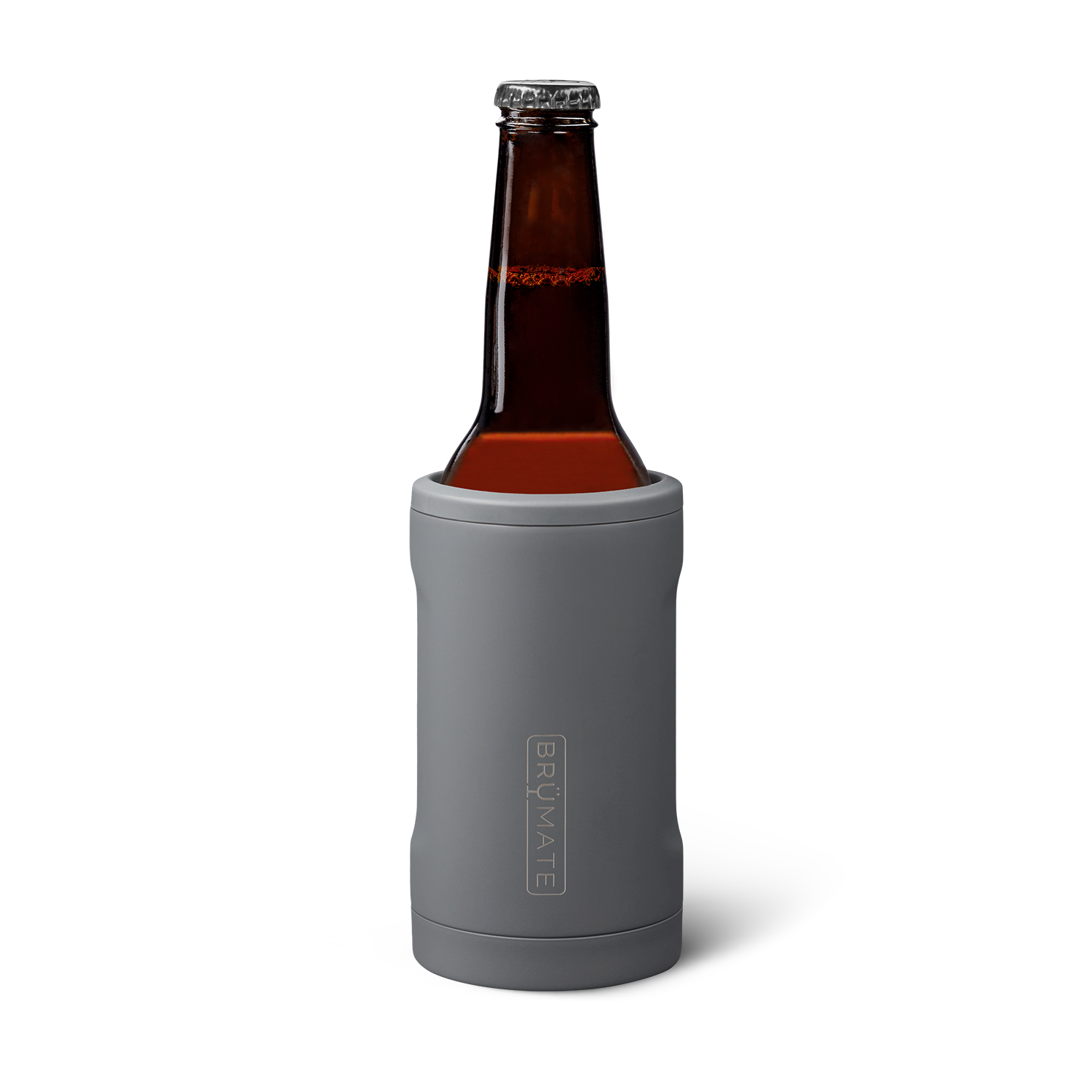 Hopsulator Bott'l | Matte Gray | 12oz Bottles - Classic Chill